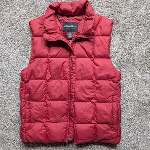 Red Quilted Puffer Vest